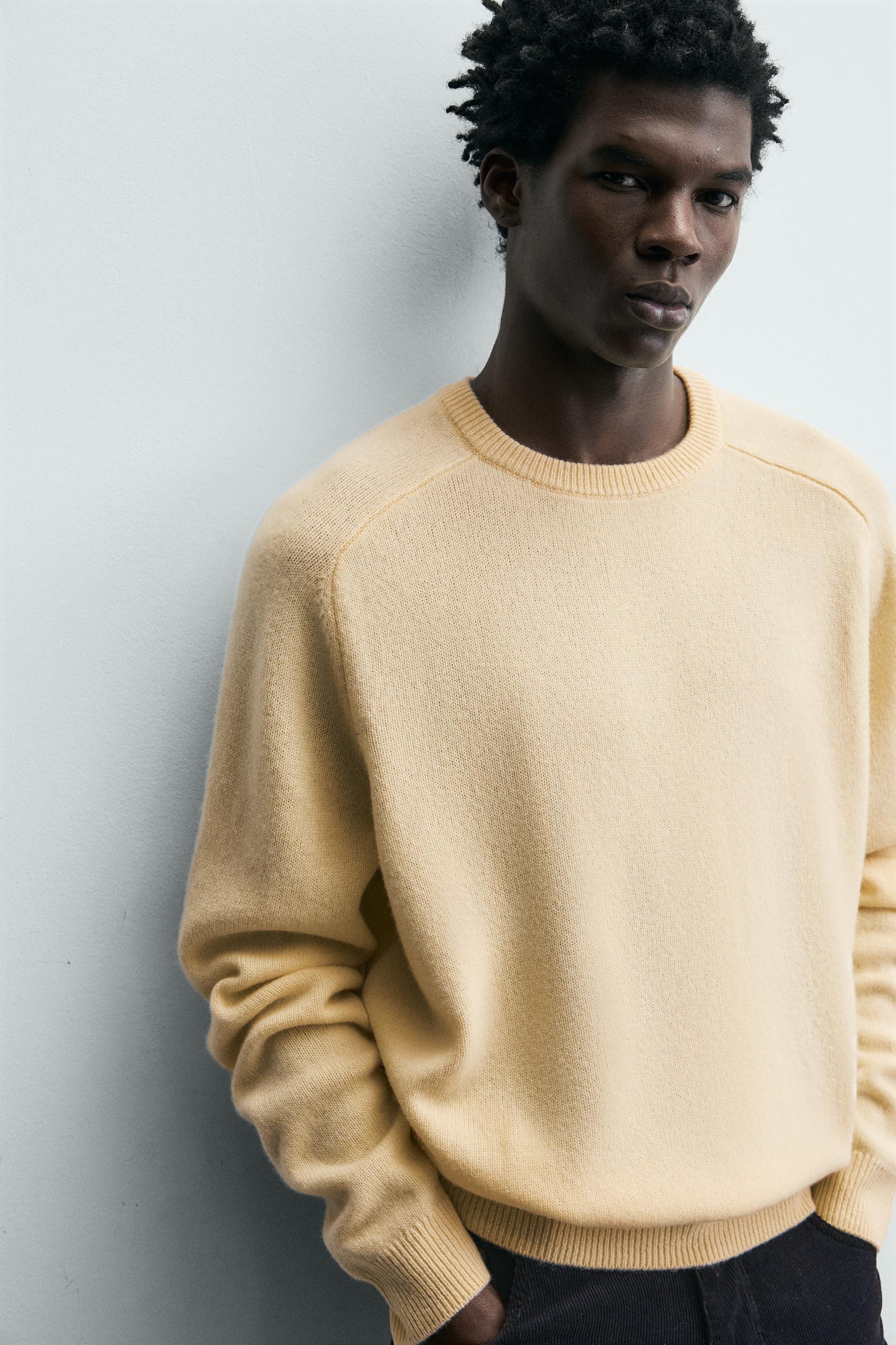 PULL REGULAR FIT MÉLANGE LAINE